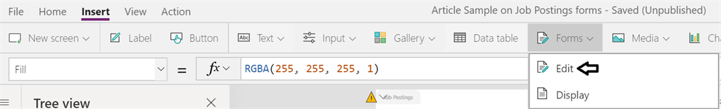 Parent-Child Relationship Between Tabbed PowerApps Forms